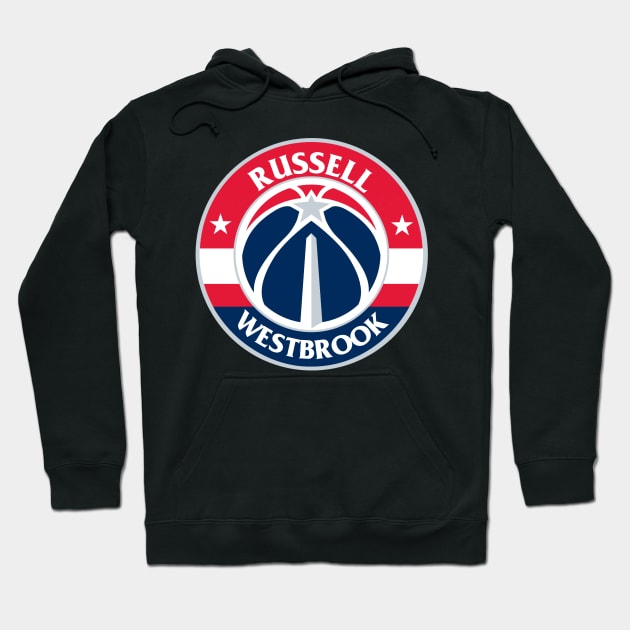 Russell Westbrook 0 Washington Wizards Hoodie by IronLung Designs